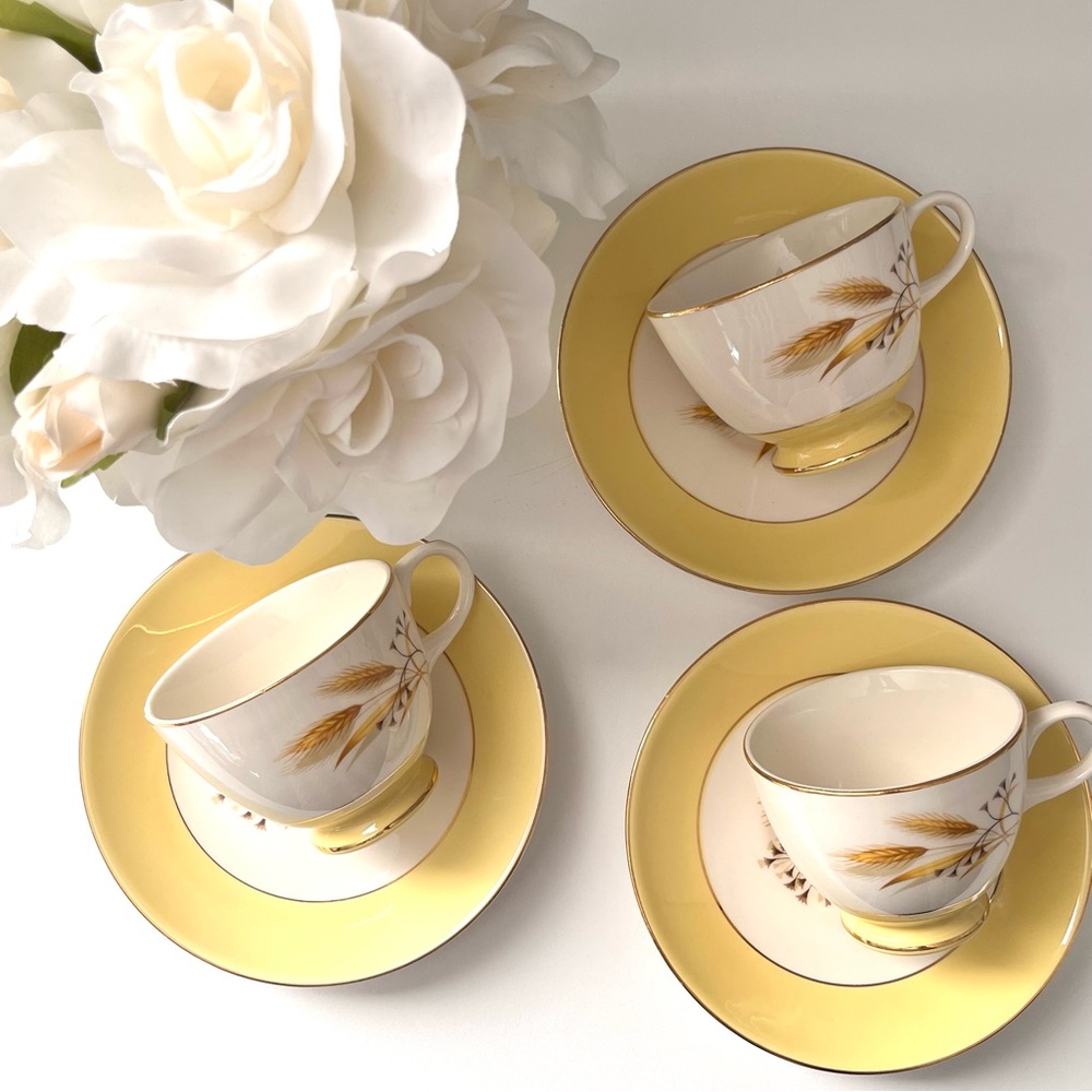 Elegant Vintage Tea Cup Sets by Century Service Corp of Alliance of Ohio